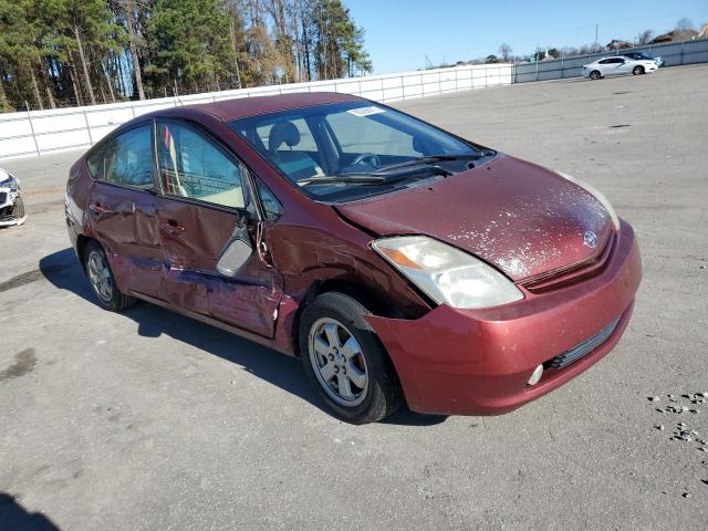 JTDKB20U253067898 - 2005 TOYOTA PRIUS RED photo 4