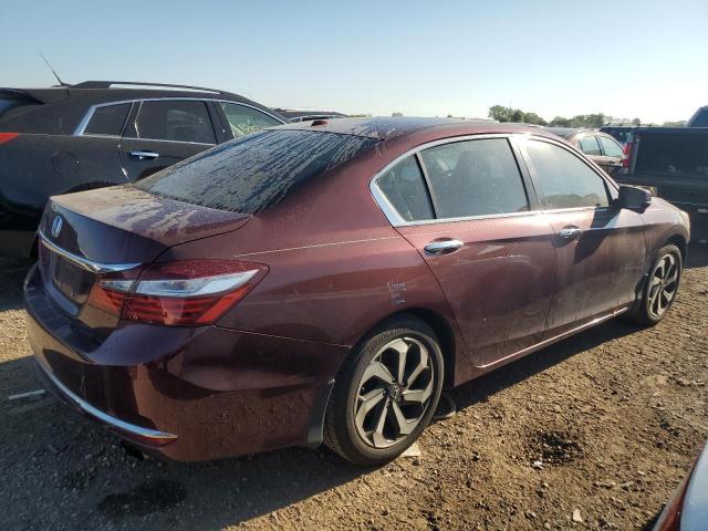 1HGCR2F86GA052654 - 2016 HONDA ACCORD EXL BURGUNDY photo 3