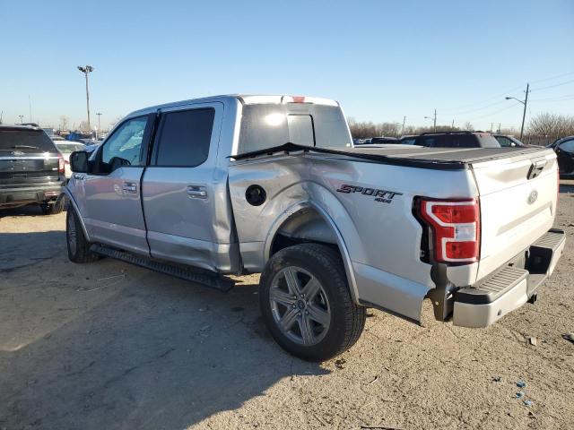 1FTEW1E55JKF52047 - 2018 FORD F150 SUPERCREW SILVER photo 2