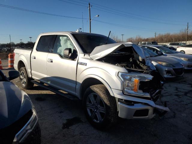 1FTEW1E55JKF52047 - 2018 FORD F150 SUPERCREW SILVER photo 4
