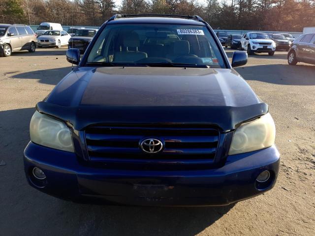 JTEDP21A570143340 - 2007 TOYOTA HIGHLANDER SPORT BLUE photo 5