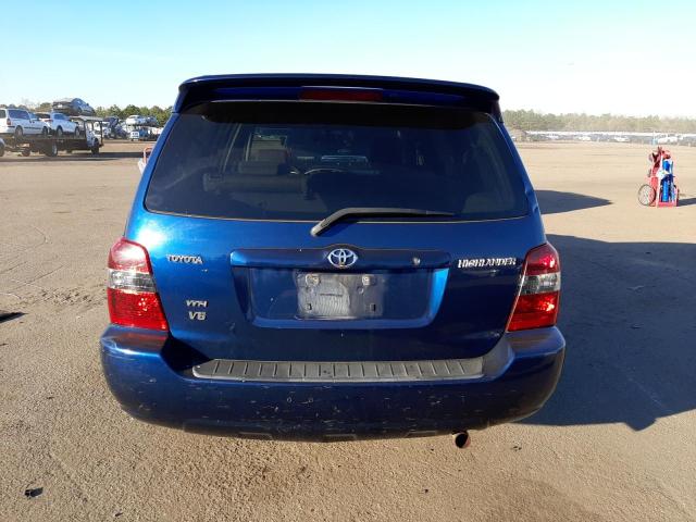 JTEDP21A570143340 - 2007 TOYOTA HIGHLANDER SPORT BLUE photo 6