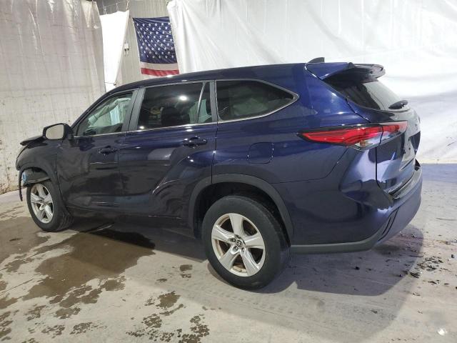 5TDKDRAH1PS029875 - 2023 TOYOTA HIGHLANDER L BLUE photo 2