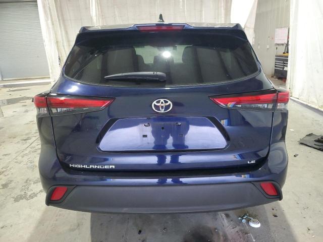 5TDKDRAH1PS029875 - 2023 TOYOTA HIGHLANDER L BLUE photo 6