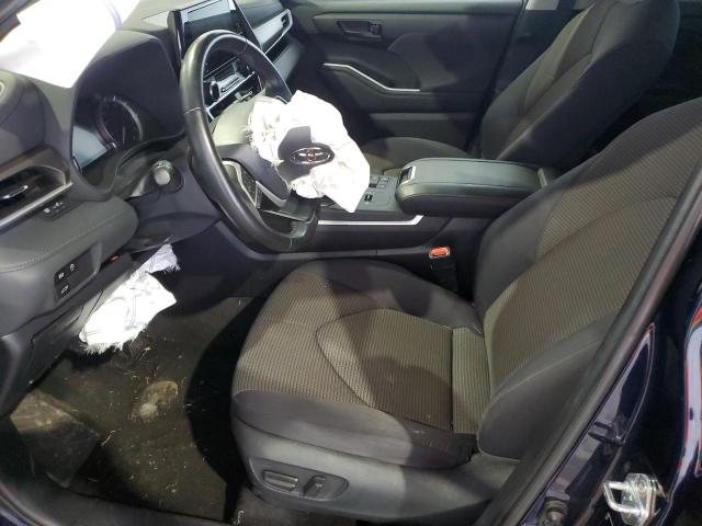 5TDKDRAH1PS029875 - 2023 TOYOTA HIGHLANDER L BLUE photo 7