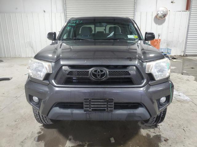 3TMMU4FN0DM058418 - 2013 TOYOTA TACOMA DOUBLE CAB LONG BED GRAY photo 5