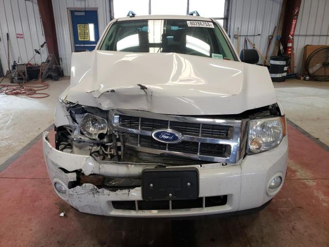 1FMCU9D75CKB81940 - 2012 FORD ESCAPE XLT WHITE photo 5