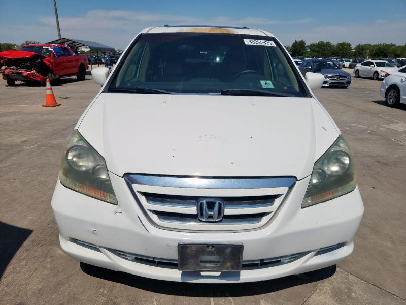 5FNRL38626B424881 - 2006 HONDA ODYSSEY EXL WHITE photo 5