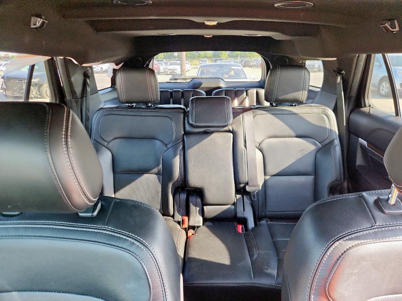 1FM5K7F87HGC09434 - 2017 FORD EXPLORER LIMITED GRAY photo 10