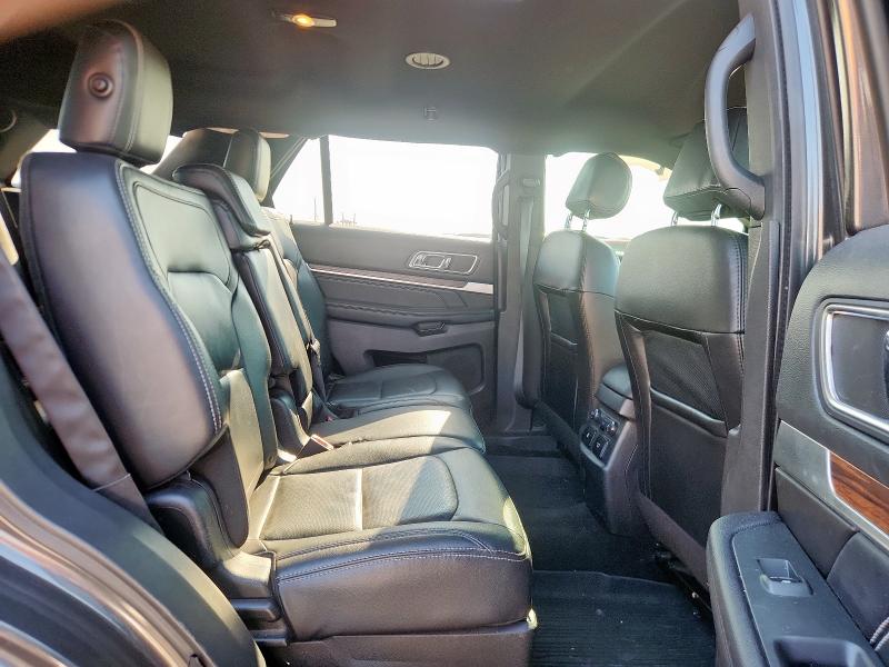 1FM5K7F87HGC09434 - 2017 FORD EXPLORER LIMITED GRAY photo 11