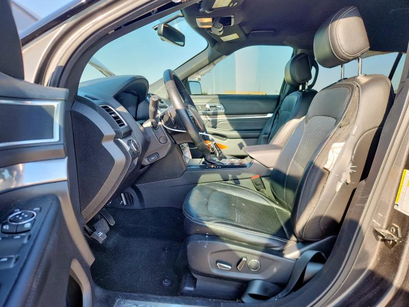 1FM5K7F87HGC09434 - 2017 FORD EXPLORER LIMITED GRAY photo 7