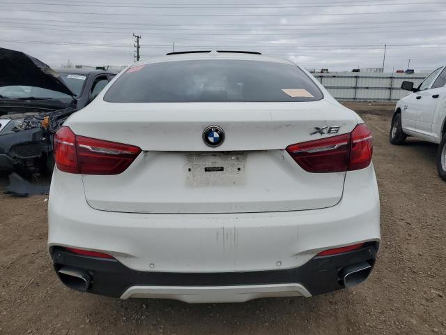 5UXKU2C51F0N77594 - 2015 BMW X6 XDRIVE35I WHITE photo 6