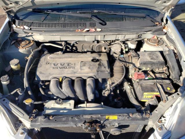 2T1KR32E73C102253 - 2003 TOYOTA COROLLA MA XR SILVER photo 11