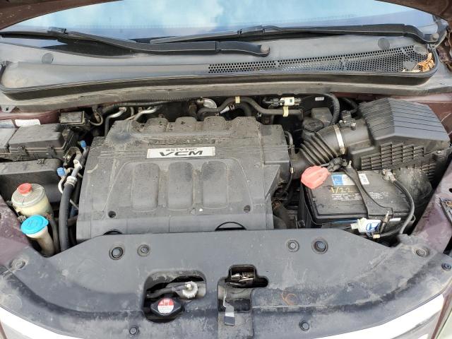 5FNRL3H7XAB097230 - 2010 HONDA ODYSSEY EXL RED photo 12