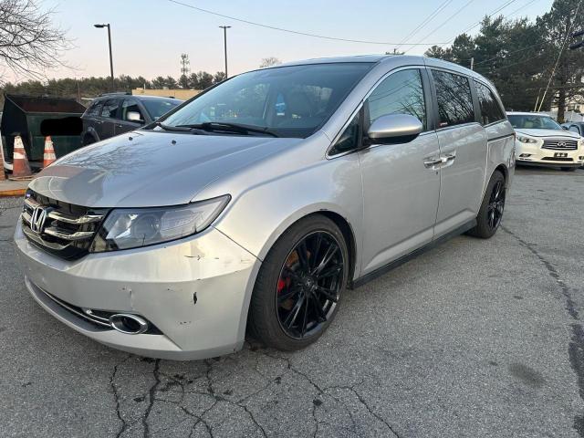 5FNRL5H68FB071963 - 2015 HONDA ODYSSEY EXL SILVER photo 2