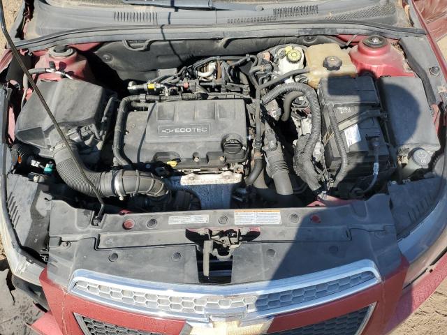 1G1PF5SC3C7356626 - 2012 CHEVROLET CRUZE LT أحمر صورة 11