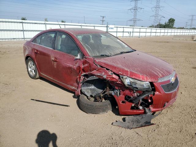 1G1PF5SC3C7356626 - 2012 CHEVROLET CRUZE LT أحمر صورة 4