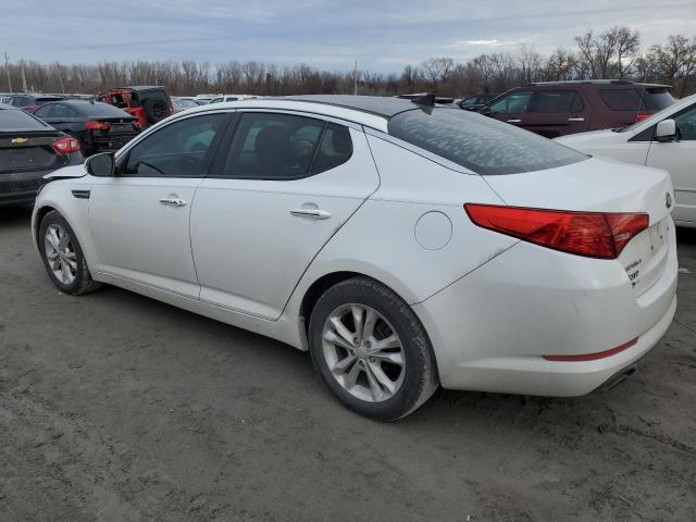 5XXGN4A7XDG136644 - 2013 KIA OPTIMA EX WHITE photo 2