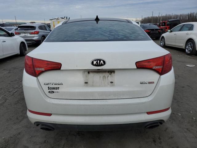 5XXGN4A7XDG136644 - 2013 KIA OPTIMA EX WHITE photo 6