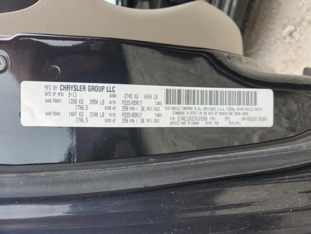 2C4RC1BG5CR169388 - 2012 CHRYSLER TOWN & COU TOURING BLACK photo 13