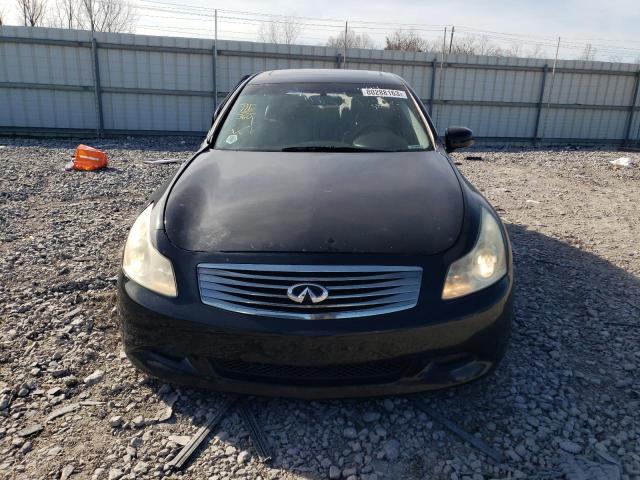 JNKBV61E77M706374 - 2007 INFINITI G35 BLACK photo 5