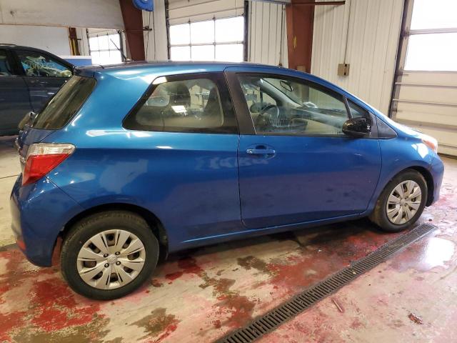 JTDJTUD38DD565540 - 2013 TOYOTA YARIS BLUE photo 3