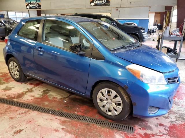 JTDJTUD38DD565540 - 2013 TOYOTA YARIS BLUE photo 4