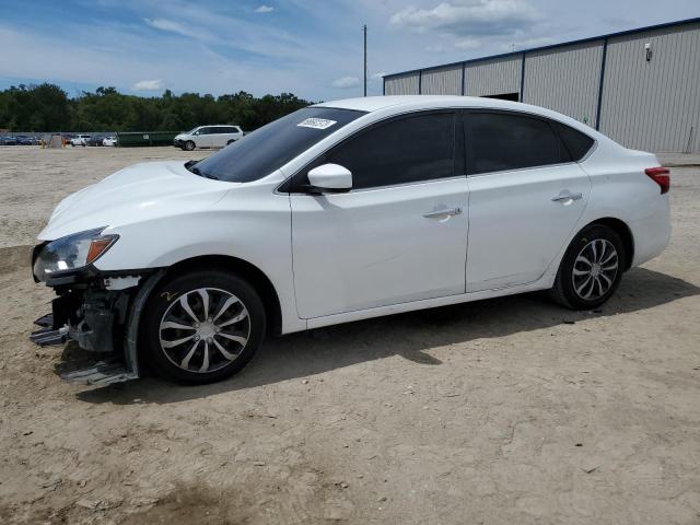 3N1AB7AP4JY284228 - 2018 NISSAN SENTRA S WHITE photo 1