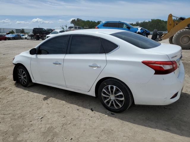 3N1AB7AP4JY284228 - 2018 NISSAN SENTRA S WHITE photo 2