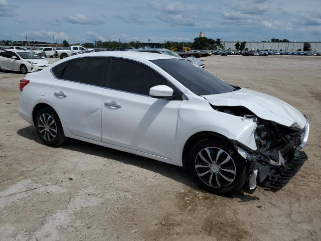 3N1AB7AP4JY284228 - 2018 NISSAN SENTRA S WHITE photo 4