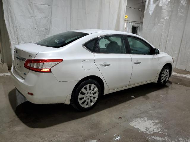 3N1AB7AP7DL783266 - 2013 NISSAN SENTRA S WHITE photo 3