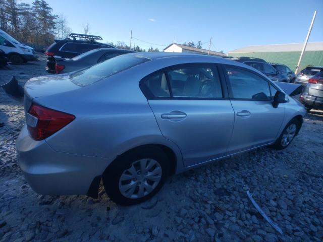 2HGFB2F50CH611456 - 2012 HONDA CIVIC LX SILVER photo 3