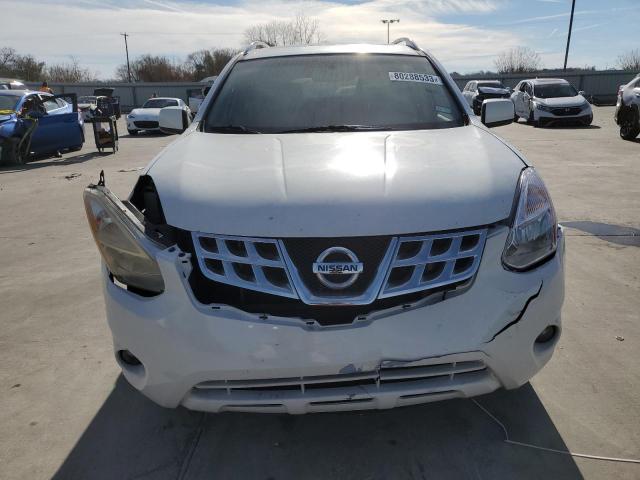 JN8AS5MT8BW187282 - 2011 NISSAN ROGUE S WHITE photo 5