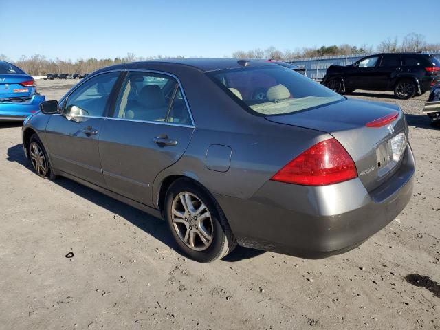 1HGCM56867A140961 - 2007 HONDA ACCORD EX GRAY photo 2