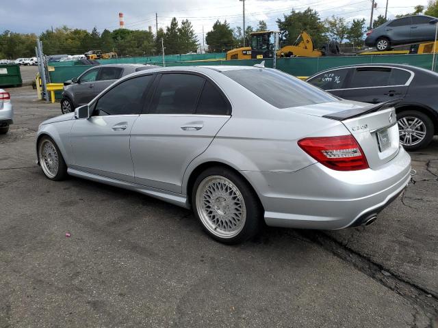 WDDGF8BB0CF897287 - 2012 MERCEDES-BENZ C 300 4MATIC SILVER photo 2