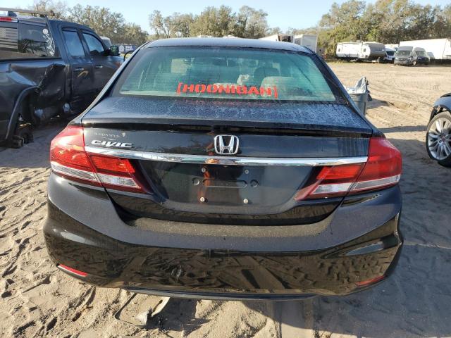 2HGFB2F56DH300034 - 2013 HONDA CIVIC LX BLACK photo 6