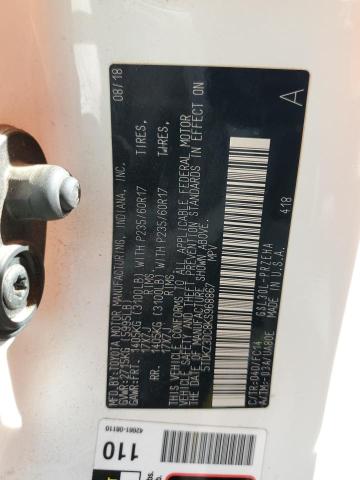 5TDKZ3DC8KS968867 - 2019 TOYOTA SIENNA LE თეთრი ფოტო 13