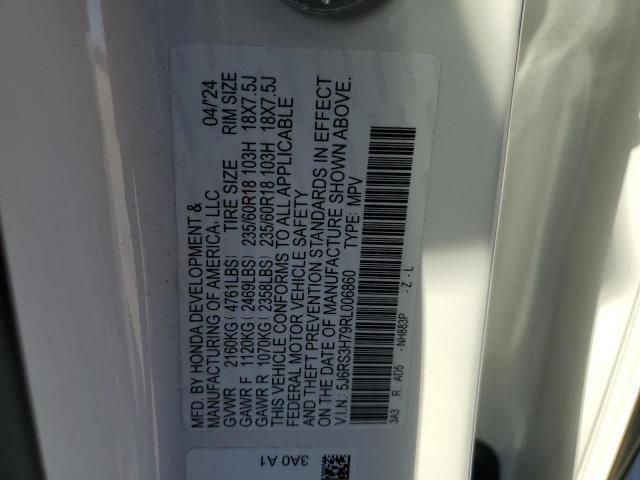 5J6RS3H79RL006860 - 2024 HONDA CR-V EXL Beyaz fotoğraf 13