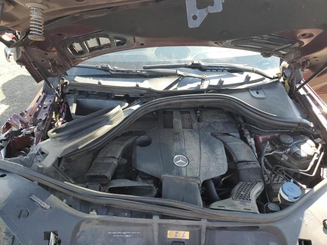 4JGDF6EE0FA505462 - 2015 MERCEDES-BENZ GL 450 4MATIC BURGUNDY photo 11