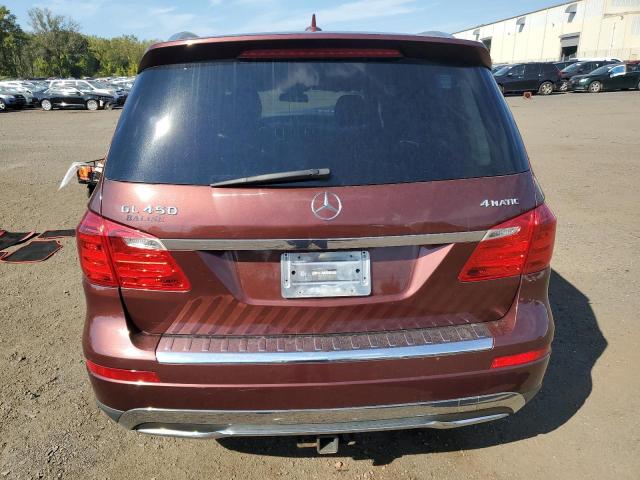 4JGDF6EE0FA505462 - 2015 MERCEDES-BENZ GL 450 4MATIC BURGUNDY photo 6