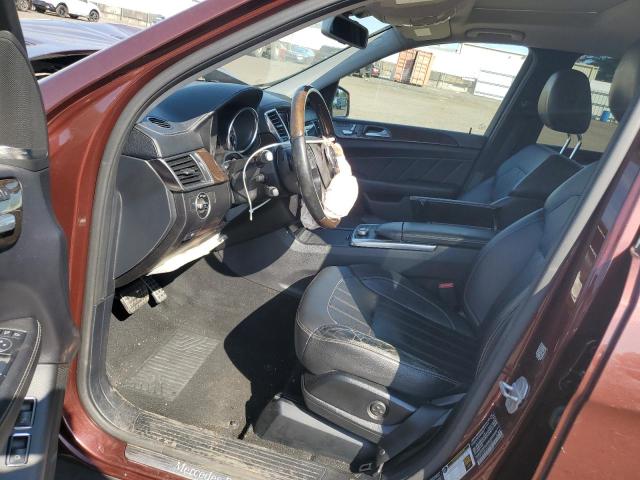 4JGDF6EE0FA505462 - 2015 MERCEDES-BENZ GL 450 4MATIC BURGUNDY photo 7