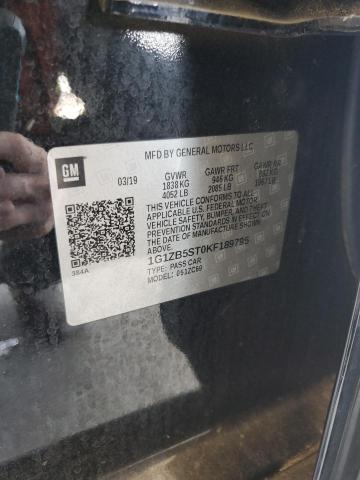 1G1ZB5ST0KF189795 - 2019 CHEVROLET MALIBU LS Qara foto 12