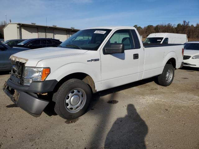 1FTNF1CF7EKF59969 - 2014 FORD F150 WHITE photo 1