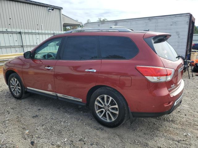 5N1AR2MM9EC623296 - 2014 NISS PATHFINDER S MAROON photo 2