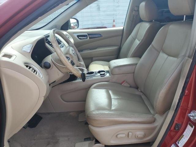5N1AR2MM9EC623296 - 2014 NISS PATHFINDER S MAROON photo 7