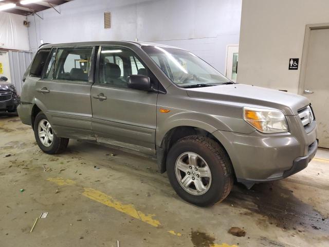 5FNYF281X7B011299 - 2007 HONDA PILOT LX GRAY photo 4