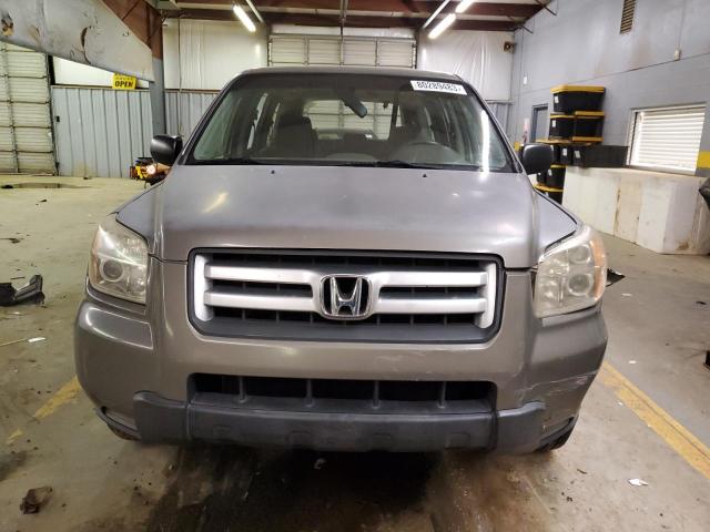 5FNYF281X7B011299 - 2007 HONDA PILOT LX GRAY photo 5