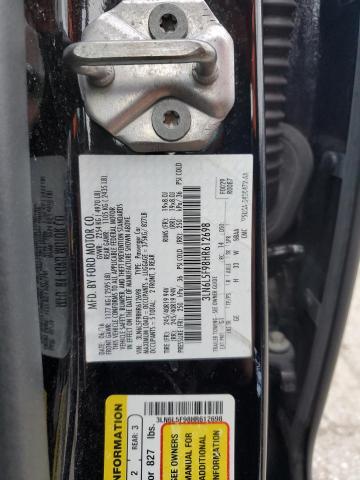 3LN6L5F98HR612698 - 2017 LINCOLN MKZ RESERVE შავი ფოტო 12