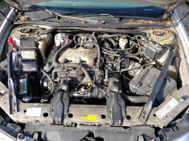 2G1WF52E719155336 - 2001 CHEVROLET IMPALA SILVER photo 11