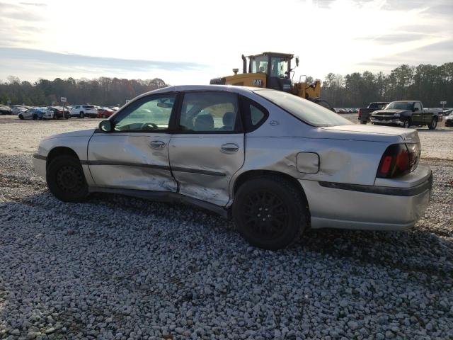 2G1WF52E719155336 - 2001 CHEVROLET IMPALA SILVER photo 2